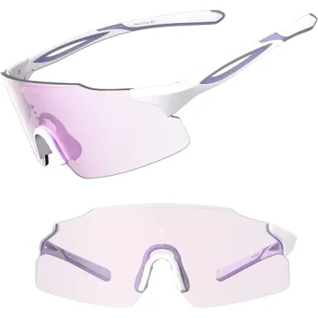Adjustable Photochromic Sunglasses for Runners and Cyclists