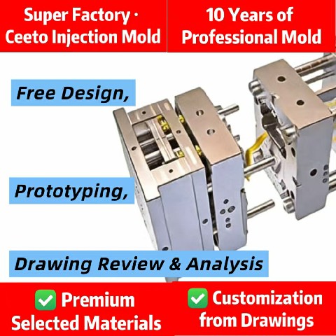 versatile injection mold for car floor mats