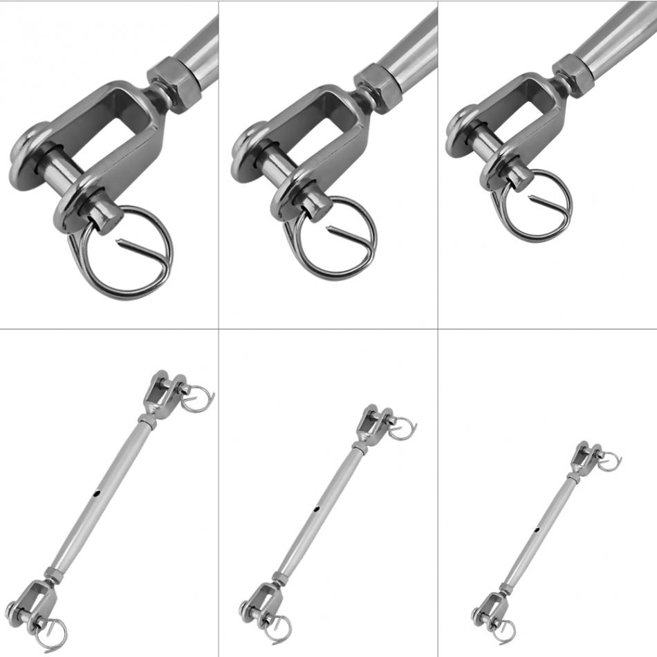 Stainless Steel Rigging Screw Closed Body Jaw Turnbuckle Bolts For Boat Yacht M5 M6 M8 Closed Jaw Turnbuckle Wholesale