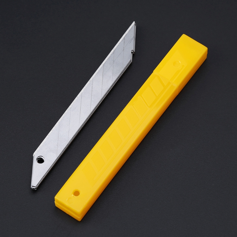 10Pcs/Box 30 Degrees Blade Trimmer Sculpture Blade Utility Knife Stainless Steel