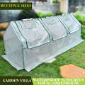 House Garden Greenhouses Flower Plant Keep Warm Shelf Roof Greenhouse for Garden Shed Durable PVC Plastic Cover Roll-up Zipper