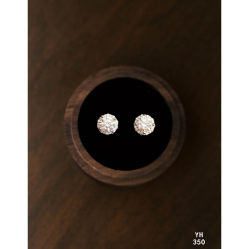 Crystal Dewdrop Dainty Sterling Silver Stud Earrings