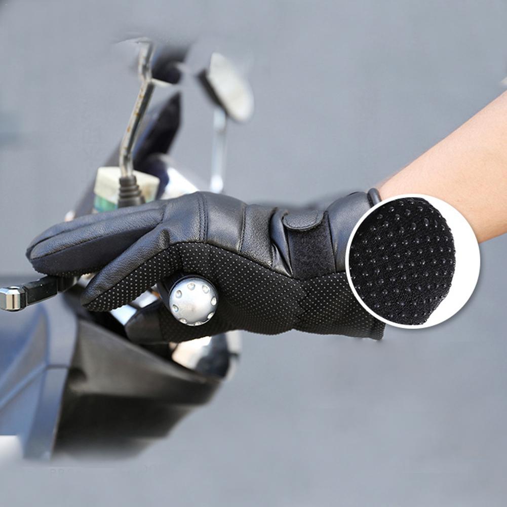 Motorcycle Electric Heated Gloves Polyester & Cotton Windproof Cycling Skiing Warm Heating Gloves USB Powered For Men Women