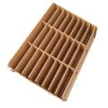 Wooden mobile phone management storage box creative desktop office meeting finishing grid multi cell phone rack shop display 40