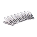 20PCS Stainless Steel Laundry Hanging Dry Clothes Clips Pins Clamps Clothes Pegs Hanging Pins Clips Laundry Windproof Clip
