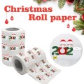 Christmas Toilet Paper Pattern Color Santa Claus Snowman Toilet Tissue Home Christmas Gifts Navidad Christmas Toilet Paper