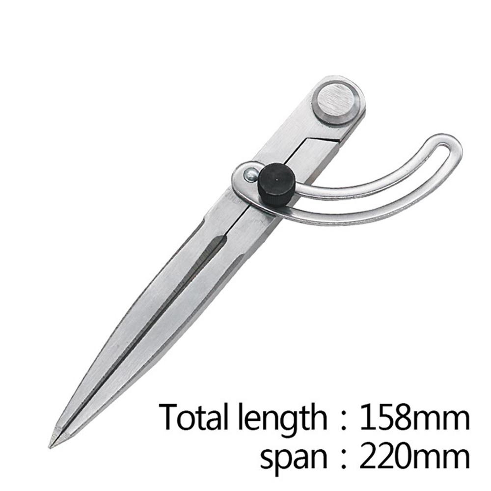 Drawing measuring gauge distance compass divider leather craft tool 150mm need other size please contact customer service