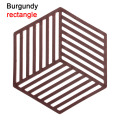Burgundy rectangle