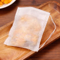 100pcs Tea Filter Bags Disposable with Drawstring for Loose Leaf Tea with Natural Unbleached Cloth