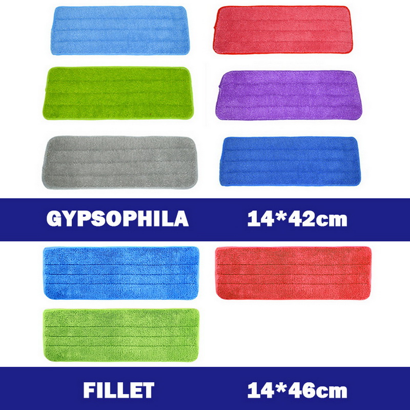 Mop Head Floor Cleaning Replacement Cloth Microfiber Replacement Mop Pad Paste Cloth Cover Home Spray Water Spraying Flat Dust 1