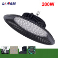 Lightingview 200W UFO LED High Bay Light Factory Warehouse Industrial Lighting Commercial Bay Lighting for Garage Factory Works
