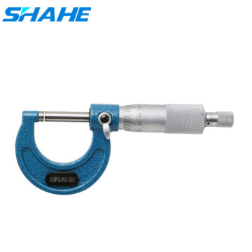 Free Shipping 0-25mm High Accuracy Hardened alloy Probe Outside Micrometer Gauge 0-25mm micrometer precision measuring tools