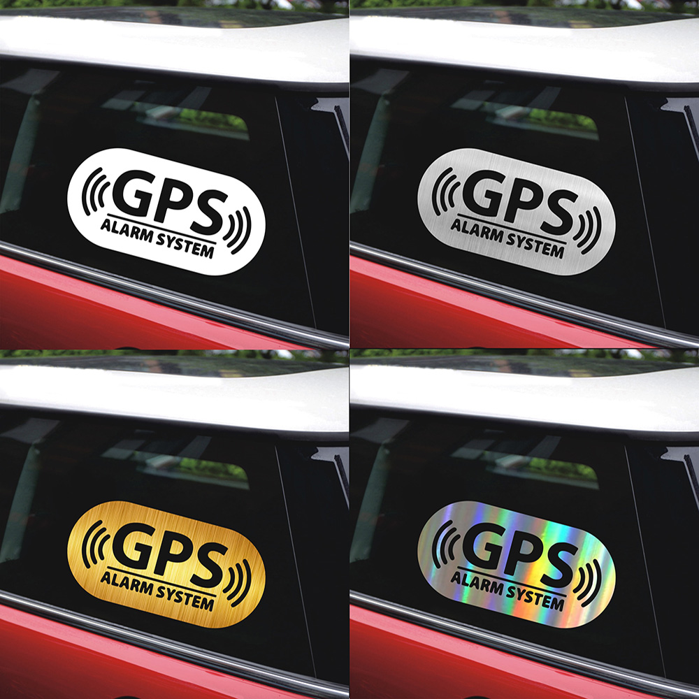 New Car Sticker GPS Alarm Location Car Bumper Stickers and Decals Car Styling Decoration Door Body Window Vinyl Stickers