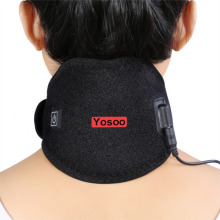 Yosoo Oversea Hot Cold Therapy Heated Neck Wrap Brace Heating Pad Headache Pain Relief Neck Braces Supports