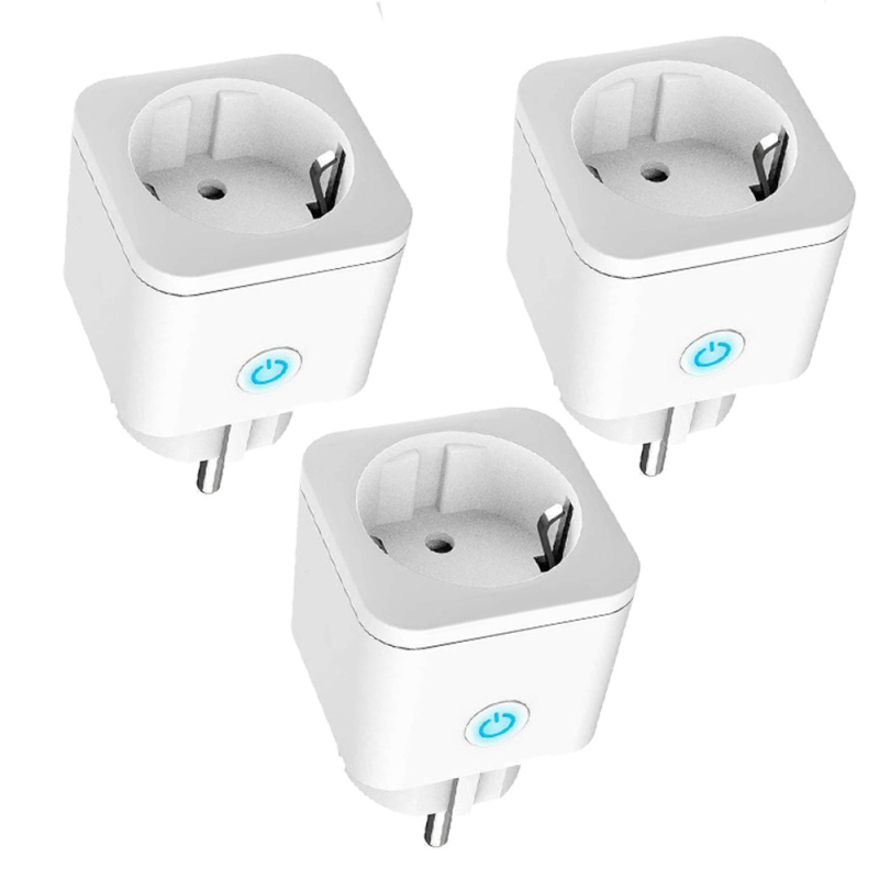 110-240V Smart Plug WiFi Socket EU 16A Power Monitor Timing Function Tuya SmartLife APP Control Work With Alexa Google Assistant