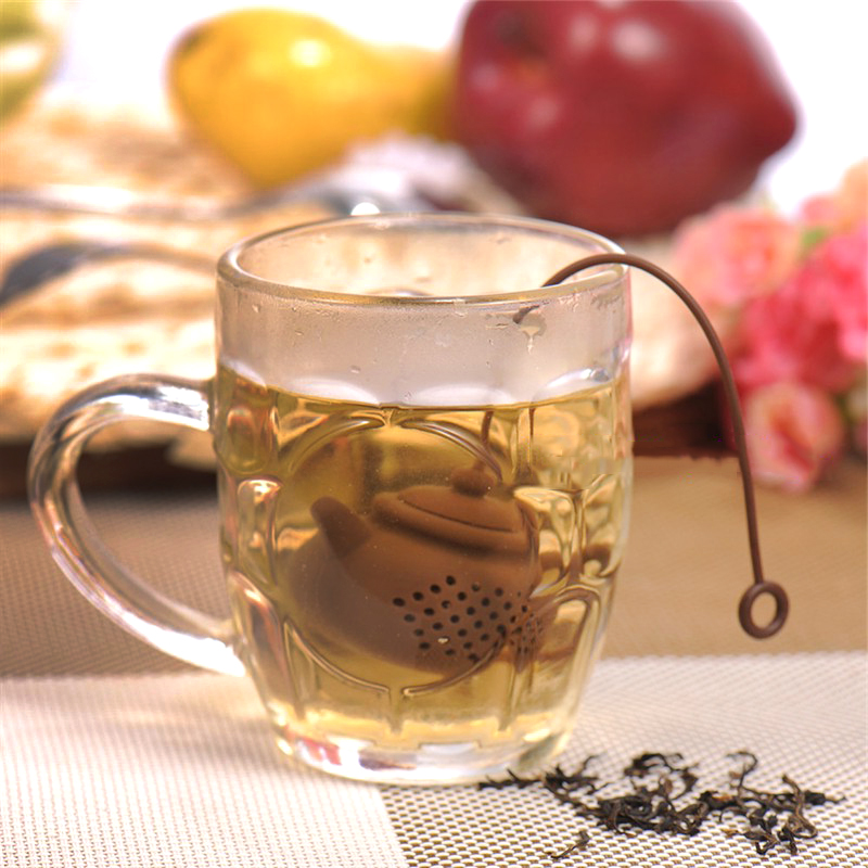 5 Styles Silicone Tea Strainer Strawberry Lemon Design Loose Tea Leaf Strainer Bag Herbal Spice Tea Infuser Filter Tools