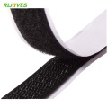 RLJLIVES 2 Rolls 2cm*1m Black Hook and Loop Self Adhesive Fastener Strong Tape Hook and Loop Tape adhesive