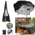 Outdoor Waterproof Dust BBQ Garden Furniture Cover Sun Umbrella Cover Protector Shade Sails Nets