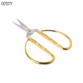 OOTDTY New Gold Dragon Phoenix Bonsai Scissors Wedding Shears Home Office Cutting Tool