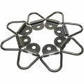 2" Steel V-Ring Bolton Trailer Cargo Tie-Down Anchor replaces D-Ring Plastic Flush Mount Pan Fitting for Trailer Truck Warehouse