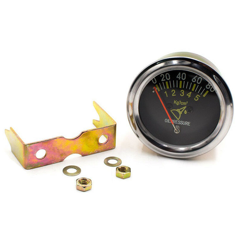 Universal 2inch 52mm Mechanical Car Oil Pressure Gauge 0-80 PSI Car Meter New