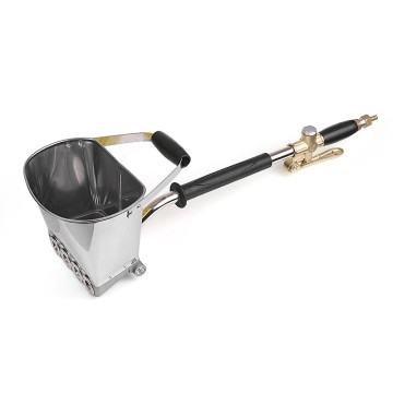 WENXING Spray Gun for Painting Walls Cement Mortar Sprayer Spray Gun Hopper Gun Render Sprayer Hopper Bucket Gypsum Gun 64cm