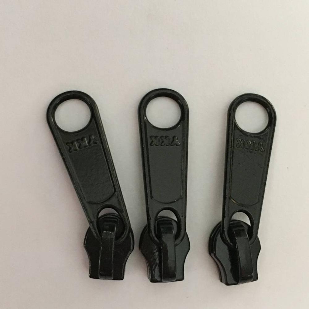 20pcs/lot YKK puller pull slider for nylon RC zipper chain luggage sleeping bag sofa sewing accessories