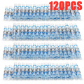 120PCS Waterproof Solder Seal Sleeve Splice Terminals Blue Heat Shrink Electrical Wire Butt Connectors AWG 16-14/1.0-2.5 mm2