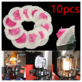 10pcs No Radioactive Safe Gauze Mesh Gas Lantern Mantles Accessories Camping Outdoor Tools Durable Non-Polluting Light Cover