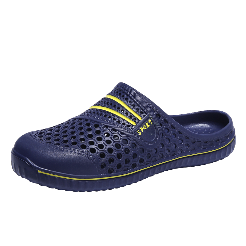 2020 Men Mules Crocks Summer Hole Shoes Crok Rubber Clogs Women PU Unisex Garden Black Crocse Beach Flat Sandals Slippers