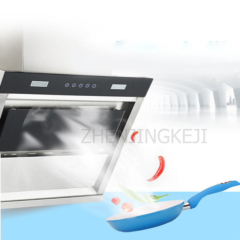 Range Hood Home Stainless Steel 600MM Wide Side Suction Large Air Volume Intelligent Touch Range Hood Small Kitchen Appliance