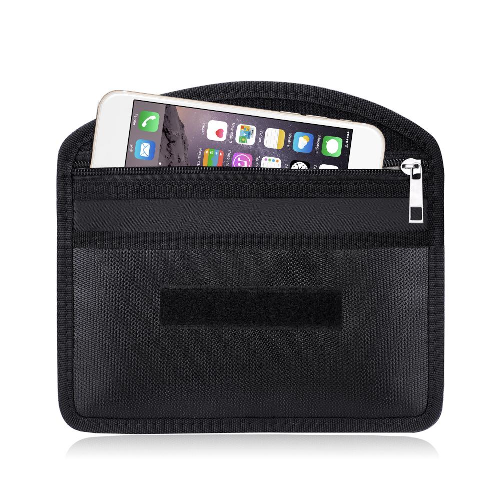 Portable Fireproof & Waterproof Document Envelope File Folder Cash Pouch Valuables Money Bag Anti-Signal Bag For Home Office