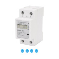 Wifi Intelligent Energy Meter Single Phase Din Rail Power Consumption Kwh Meter Wattmeter Works With Alexa And Google Home