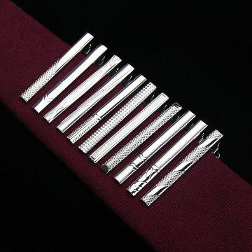 Brand New Metal Tie Clip For Men Wedding Necktie Tie Clasp Clip Gentleman Ties Bar Crystal Tie Pin For Men's Accessories