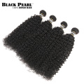 Black Pearl Pre-Colored Peruvian Hair Weave Bundles Human Hair 4 Bundles Hair Weft Curly Weave Hair Extensions 400g Non-Remy