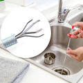 60CM Bendable Sink Cleaning Hook Sewer Dredging Tool Kitchen Spring Pipe Hair Remover Kitchen Useful Home Cleaning kitchen Tool