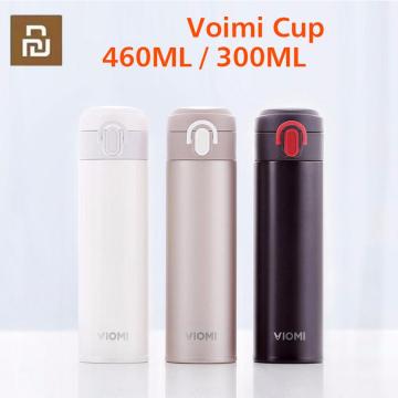 Youpin VIOMI Portable Vacuum Thermos 300ML /460ml Lightweight Alloy Material 24 Hours Thermos Single Hand ON/Close