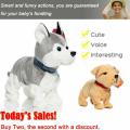 Electric Robot Dog Sound Control Simulated Soft Plush Interactive Kids For Gifts Sound Dog Dogs Toy Toy Dancing Control Ele F1O2