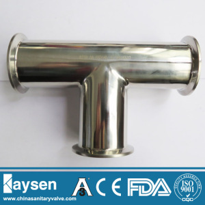 3 Way Sanitary 3A Tri Clamped Equal Tees