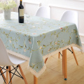 High Quality Table Cloth Rectangle Home Decor Modern Table Covers Cotton Linen Tablecloth Wedding Party Hotel Green Blue Apricot