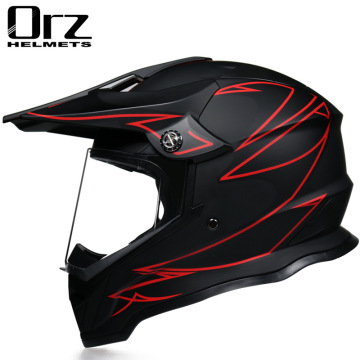DOT Motorcycle Adult Motocross Off Road Helmet ATV Dirt Bike Racing Helmet Black Red Casque Motorbike Protective Helmets