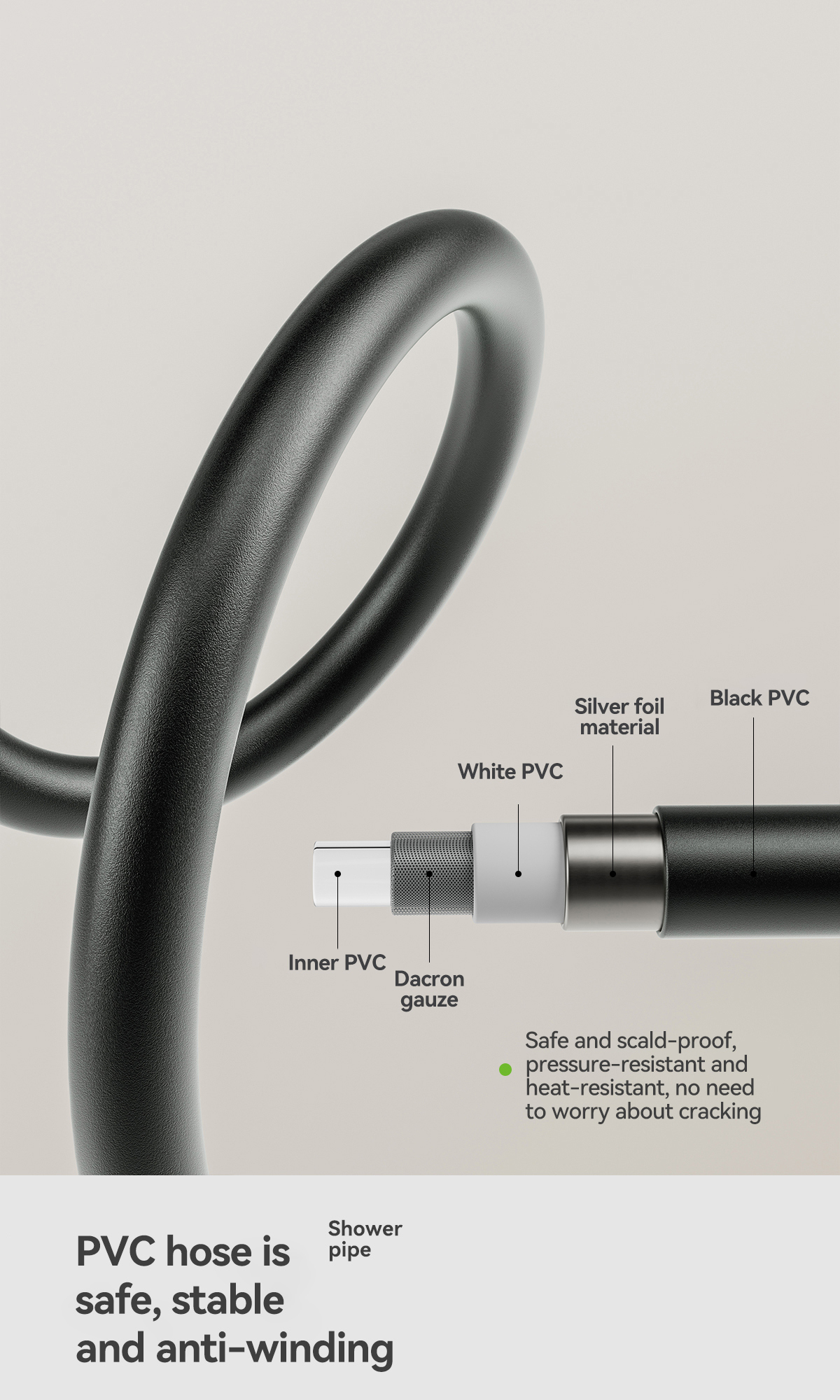 materail of shower hose