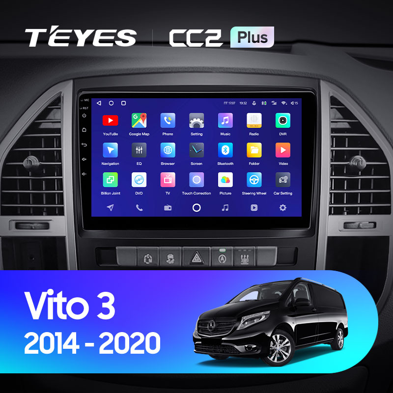 TEYES CC2L CC2 Plus For Mercedes Benz Vito 3 W447 2014 - 2020 Car Radio Multimedia Video Player Navigation GPS Android No 2din 2 din dvd