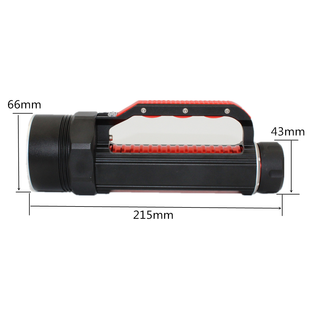 Uranusfire 395nm UV Diving Flashlight blacklight Underwater Lamp Professional Ultraviolet/White Light LED Waterproof Dive Torch