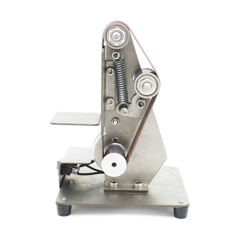 1 Set Mini Electric Belt Machine Sander Sanding Grinding Polishing Machine Abrasive Belts Grinder DIY Polishing Cutter Edges