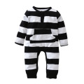 2020 Autumn New Infant clothing set baby boy girl clothes Newborn Toddler long sleeve striped Jumpsuit outfits