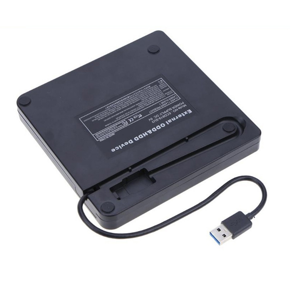 PC Laptop External USB 3.0 DVD RW CD Writer Portable Optical Drive Burner Reader Player Tray