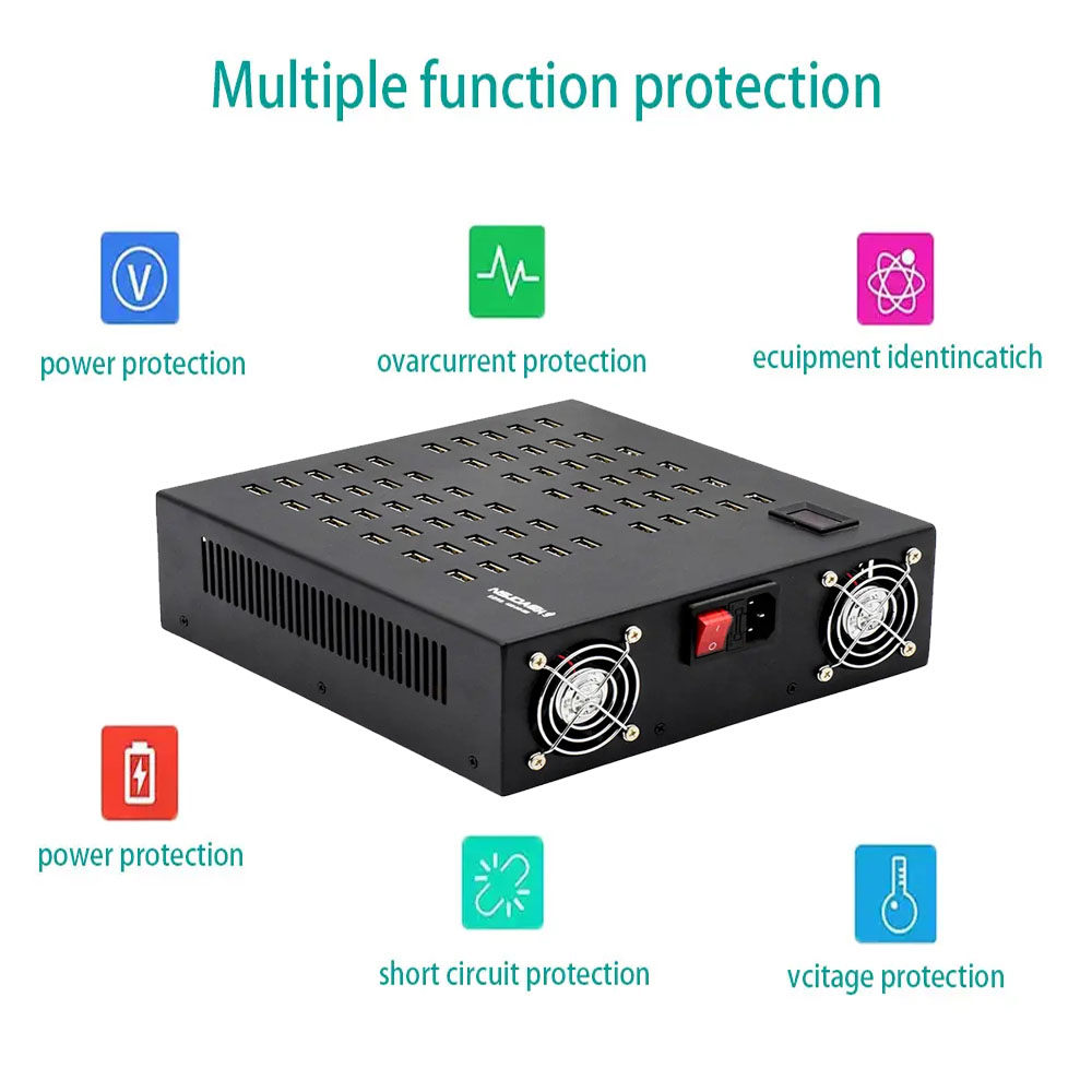 60 Port USB charger 600W Multiple function protection
