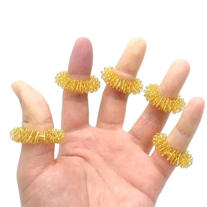 Hot Sale 10pcs Finger Massage Ring Ring Health Care Body Massager Relax Hand Massage Finger lose Weight
