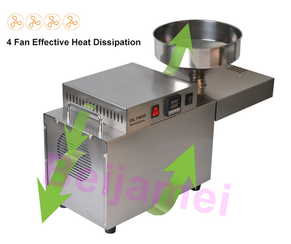 BEIJAMEI 2020 Electric Cold Press Soybean Peanut Oil Machine Commercial Industrial Sunflower Seeds Oil Presser making